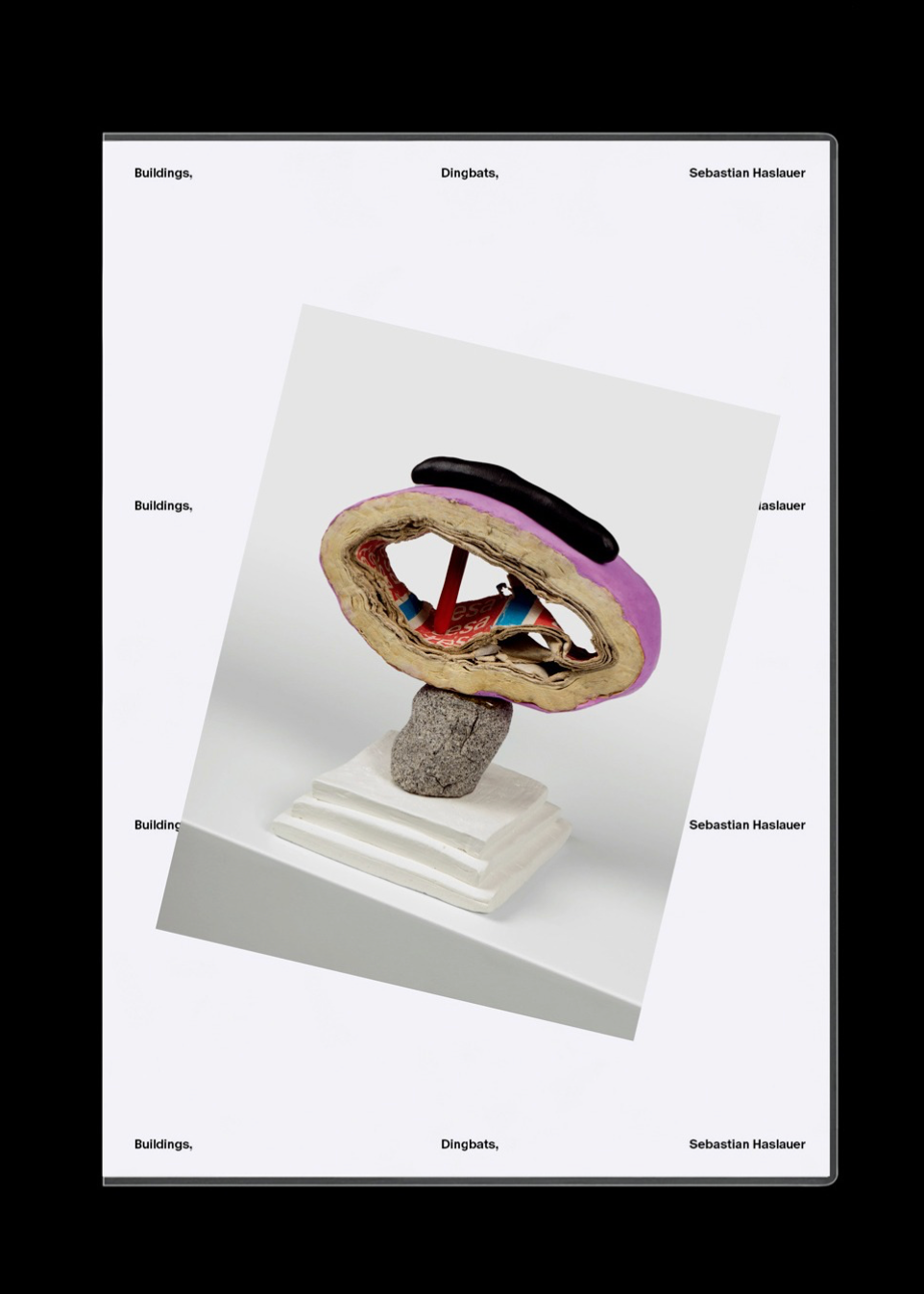 Das Cover des Artist Books „Buildings Dingbats“ von Sebastian Haslauer
