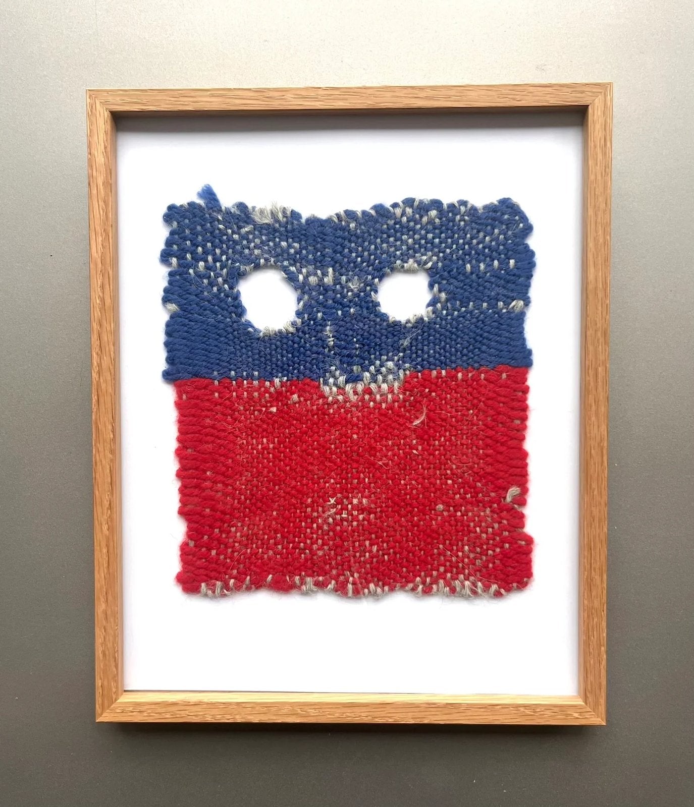 Ettna: gewebtes Gesicht aus der Serie „Faces“