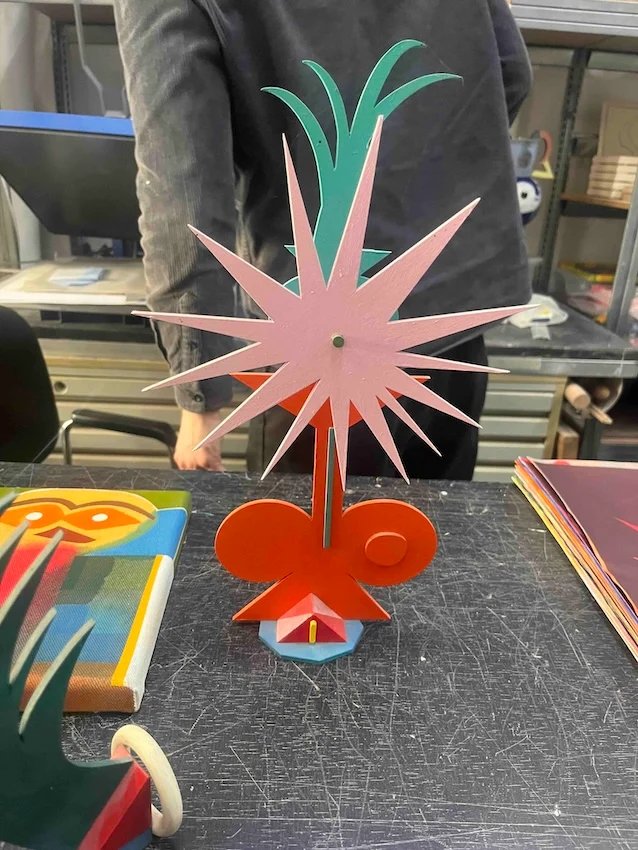 Skulptur im Atelier
